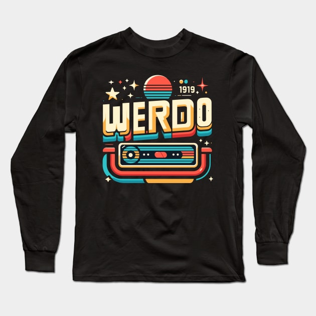 Weirdo by Choice - Minimalist Typography Design for the Bold Long Sleeve T-Shirt by diegotorres
